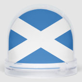 SCOTLAND FLAG BLUE WHITE CROSS  SNEEUWBOL (Achterkant)