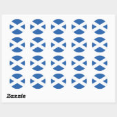 Scotland Flag Classic Ronde Sticker (Vel)