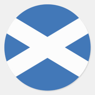 Scotland Flag Classic Ronde Sticker