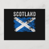 Scotland Flag Distressed - Scottish Flag Briefkaart (Voorkant)