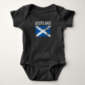 Scotland Flag Distressed - Scottish Flag Romper (Voorkant)