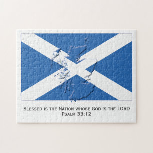 SCOTLAND FLAG   Gezegende natie   Schots Legpuzzel