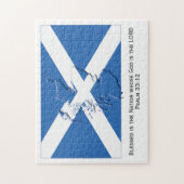 SCOTLAND FLAG | Gezegende natie | Schots Legpuzzel (Verticaal)