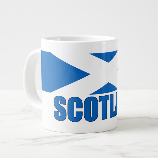 Scotland Flag Grote Koffiekop (Links)