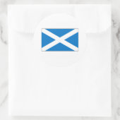 Scotland FLAG International Ronde Sticker (Tas)