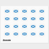 Scotland FLAG International Ronde Sticker (Vel)