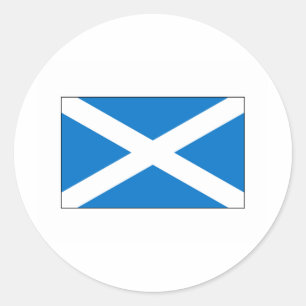 Scotland FLAG International Ronde Sticker