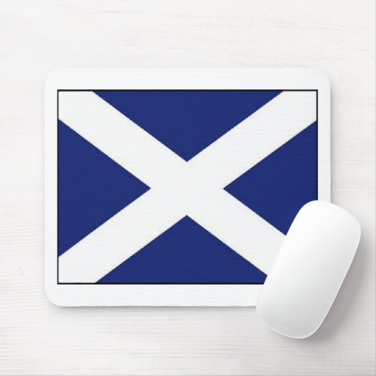 SCOTLAND FLAG MUISMAT (Met muis)