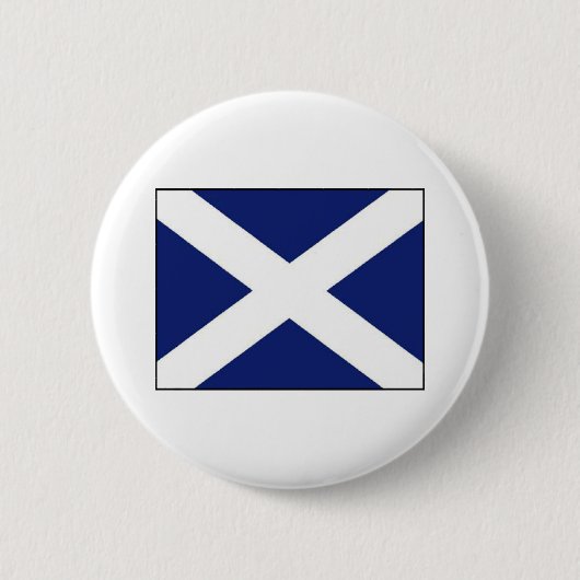 SCOTLAND FLAG RONDE BUTTON 5,7 CM (Voorkant)