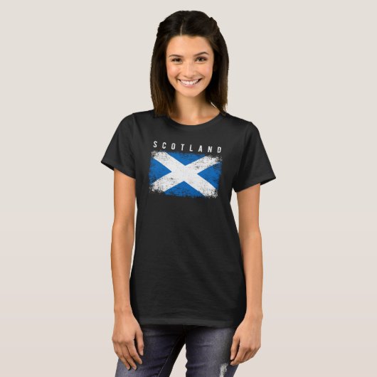 Scotland Flag T-shirt (Voorkant volledig)