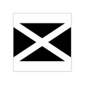 Scotland flag Wood Art Stamp Rubberstempel (Afrduk)