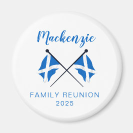 Scotland Flags Family Reunion  Magneet
