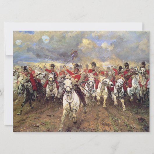 Scotland for Ever (Cavalry Officers) (Militair) Kaart (Voorkant)