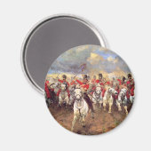 Scotland for Ever (Cavalry Officers) (Militair) Magneet (Voorkant / Achterkant)