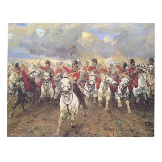 Scotland for Ever (Cavalry Officers) (Militair) Notitieblok (Voorkant)