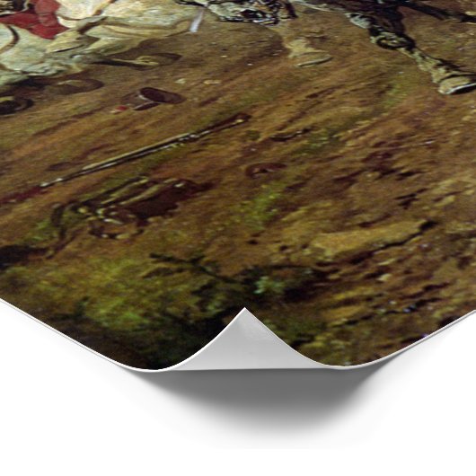 Scotland for Ever (Cavalry Officers) (Militair) Poster (Hoek)