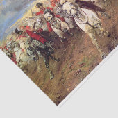 Scotland for Ever (Cavalry Officers) (Militair) Tissuepapier (Detail)