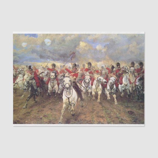 Scotland for Ever (Cavalry Officers) (Militair) Tissuepapier (Voorkant)