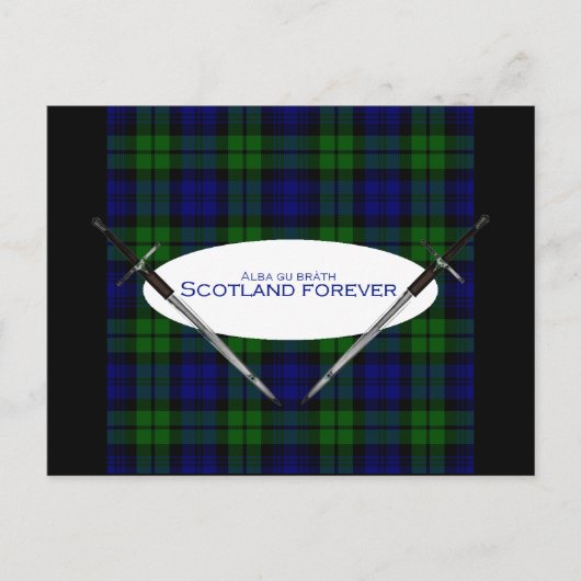 Scotland Forever Alba gu bràth Briefkaart (Voorkant)