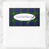Scotland Forever Alba gu bràth Rechthoekige Sticker (Tas)