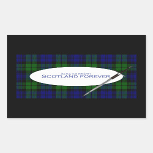 Scotland Forever Alba gu bràth Rechthoekige Sticker