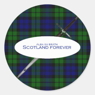 Scotland Forever Alba gu bràth Ronde Sticker