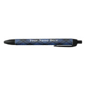 Scotland Forever Blue & Black Clergy Tartan Zwarte Inkt Pen (Bodem)