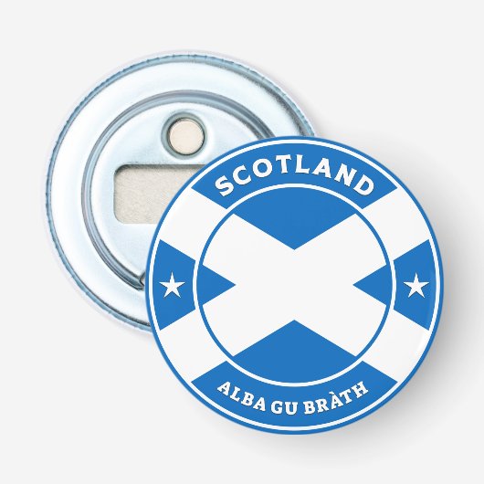 Scotland Forever Button Flesopener (Voorkant)