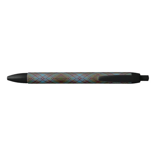 Scotland Forever Clan Anderson Tartan Zwarte Inkt Pen (Achterkant)