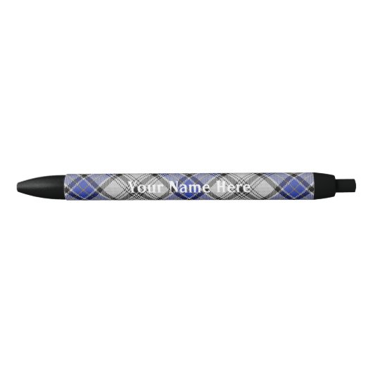 Scotland Forever Clan Hannay Tartan Zwarte Inkt Pen (Voorkant)
