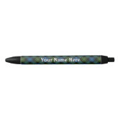Scotland Forever Clan MacKenzie Tartan Zwarte Inkt Pen (Voorkant)