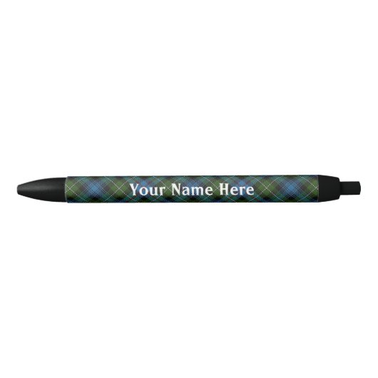 Scotland Forever Clan MacKenzie Tartan Zwarte Inkt Pen (Voorkant)
