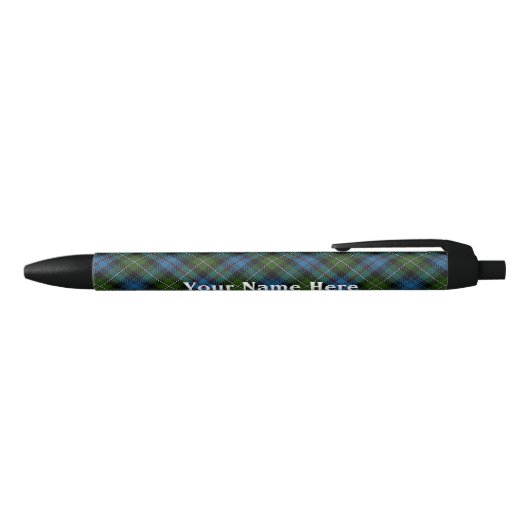 Scotland Forever Clan MacKenzie Tartan Zwarte Inkt Pen (Bovenkant)