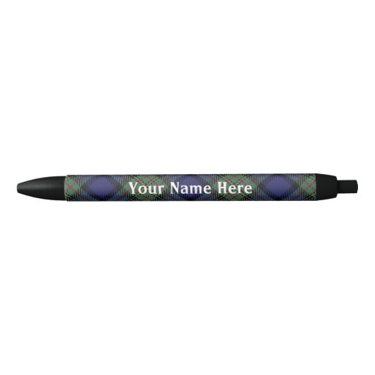 Scotland Forever Clan MacLaren Tartan Zwarte Inkt Pen (Voorkant)