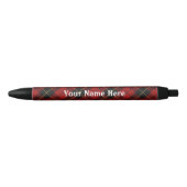 Scotland Forever Clan Wallace Tartan Zwarte Inkt Pen (Voorkant)