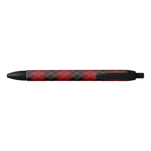 Scotland Forever Clan Wallace Tartan Zwarte Inkt Pen (Achterkant)