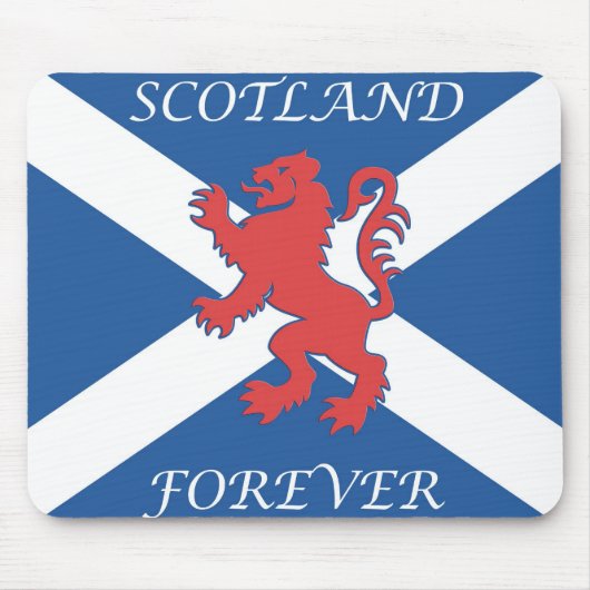 Scotland Forever Lion Rampant Mousepad Muismat (Voorkant)