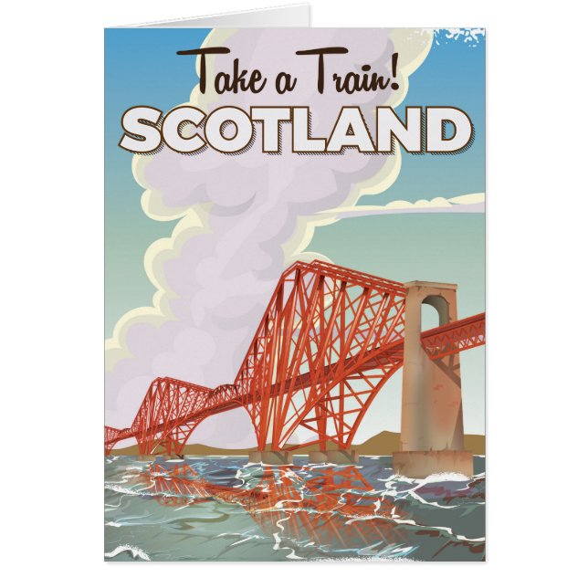 Scotland Fourth Bridge Travel poster. (Voorkant)