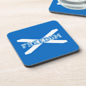 Scotland Freedom Bier Onderzetter (Linkerzijde)