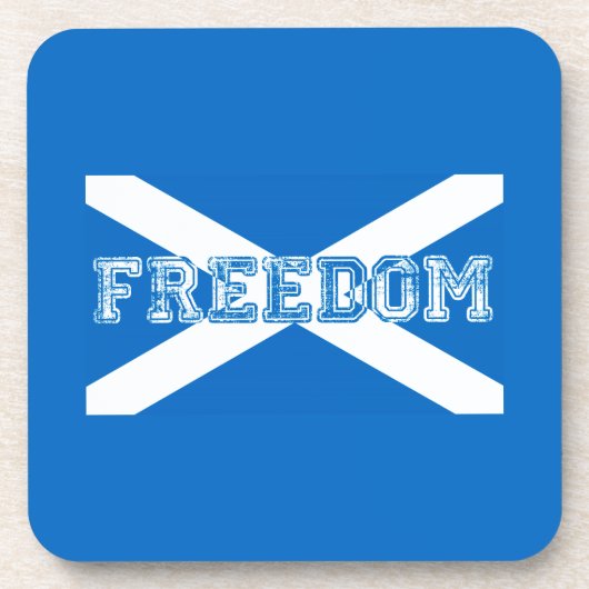 Scotland Freedom Bier Onderzetter (Voorkant)