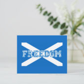 Scotland Freedom Briefkaart (Staand voorkant)