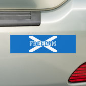 Scotland Freedom Bumpersticker (Op auto)