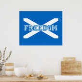 Scotland Freedom Poster (Keuken)