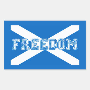 Scotland Freedom Rechthoekige Sticker