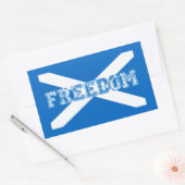 Scotland Freedom Rechthoekige Sticker (Envelop)