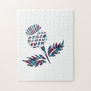 Scotland Gifts Scottish Thistle Tartan Pset Gift Legpuzzel