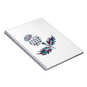 Scotland Gifts Scottish Thistle Tartan Pset Gift Notitieboek (Rechterzijde)
