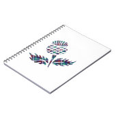 Scotland Gifts Scottish Thistle Tartan Pset Gift Notitieboek (Linkerzijde)