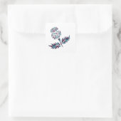 Scotland Gifts Scottish Thistle Tartan Pset Gift Vierkante Sticker (Tas)