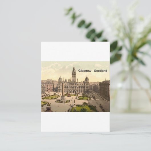 Scotland Glasgow George Square (St.K.) Briefkaart (Staand voorkant)